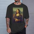 Mona Lisa Di Leonardo Dainci Maglietta Regalos para él