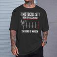 Moto Divertenti I Motociclisti Non Invecchiano Motociclista Maglietta Regalos para él