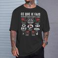 Moto Gp Courses Ce Que Je Fais Moto Gp Motard Humour T-Shirt Cadeaux pour lui