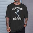 Muay Thai Thai Boxe E Kickboxing Maglietta Regalos para él