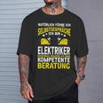 Natürlich Führe Ich Selbstgespräche Elektriker T-Shirt Geschenke für Ihn