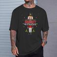 Naughty Nutcracker Group Matching Family Christmas T-Shirt Gifts for Him