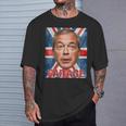 Nigel Farage Avvocato Britannico Della Brexit Leader Della Riforma Nel Regno Unito Maglietta Regalos para él