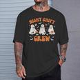 Night Shift Boo Crew Health Worker Halloween Ghost Nurse T-Shirt Gifts for Him