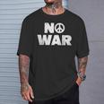 No War Peace No War No WarNo War Maglietta Regalos para él
