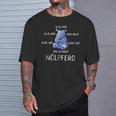 Nölpfer Nörgelndes Nö Saying Hippo Fun Word Game T-Shirt Geschenke für Ihn