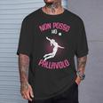Non Posso Ho Pallavolo Bambina Donna Maglietta Regalos para él