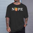 Nope To President Donald Trump Peach Hair Impeach T-Shirt Gifts for Him