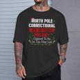 North Pole Correctional Perjury Claimed To Be The Nice List T-Shirt Gifts for Him