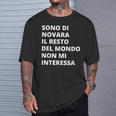 Novara Città Simpatica Uomo Donna Bambino Souvenir Maglietta Regalos para él