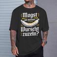 Oktoberfest Weisswurst Zuzeln T-Shirt Geschenke für Ihn