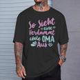 Oma Sprüche So Sieht Eineerdammt Coole Oma Aus T-Shirt Geschenke für Ihn