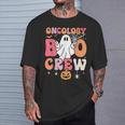 Oncology Boo Crew Ghost Halloween Spooky Costume Nurse T-Shirt Gifts for Him