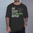 Opciones Tradingender Puertos Cubiertos Para Opciones Trader Cuello Camiseta unisex Regalos para él