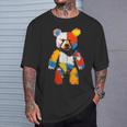 Orso D'arte – Animale Colorato Con Motivo Animale Arte Orso Maglietta Regalos para él