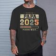 Papa 2025 Futuro Papá Futuro Padre Camiseta unisex Regalos para él