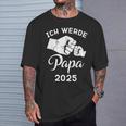 Papa 2025 Ich Werde Papa 2025Ater 2025 T-Shirt Geschenke für Ihn