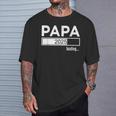 Papa 2025 Loading Ich Werde Papa 2025Ater 2025 T-Shirt Geschenke für Ihn