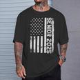 Patriotic Senior 2025 Usa Flag Vintage Senior Class Of 2025 T-Shirt Gifts for Him