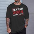 Pension 2024 Ich Habe Fertig T-Shirt Geschenke für Ihn