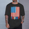 Política Donald Trump Bandera De Trump Donald Trump Camiseta unisex Regalos para él