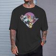 Pollo Japonés Gran Ola Kanagawa Japón Arteintage Camiseta unisex Regalos para él