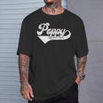 Poppy Vintage Retro Father's Day For Papa Grandpa T-Shirt Gifts for Him