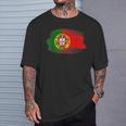 Portugal Flag Portugal Fan Item Jersey Em 2024 T-Shirt Geschenke für Ihn