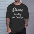 Provo Ut Utah Cadeau Amusant Pour Unoyage Enille Motif Racines Des États-Unis T-Shirt Cadeaux pour lui