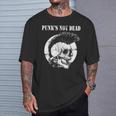 Punk's Not Dead Concerto Punk Rock Cranio Regalo Maglietta Regalos para él