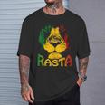 Rasta Lion Lionhead Reggae Rastafari Jamaica T-Shirt Geschenke für Ihn