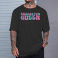 Reggaeton Queen Para Retrointage Ondulado Groovy Camiseta unisex Regalos para él