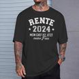 Rente 2024 Chef Jetzt Meine Frau Für Rentner Im Ruhestand T-Shirt Geschenke für Ihn