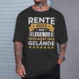 Rente 2025 Eine Legendeerlässt Das Gelände Lustiges T-Shirt Geschenke für Ihn