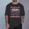 Rentnerin 2024 Dieses Musste Lange Arbeiten Rente Retirement T-Shirt Geschenke für Ihn