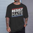 Resist Hate Maglietta Regalos para él