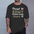 Retro Proud Army National Guard Sister Military Pride Outfit T-Shirt Gifts for Him