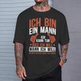 Sarkasmus Ich Bin Ein Mann T-Shirt Geschenke für Ihn