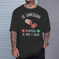 Saucisson M’Appelle Homme Humour Charcuterie Idée Cadeau T-Shirt Cadeaux pour lui