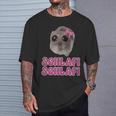 Schlafi Schlafi Sad Hamster Sad Hamster Hamstie T-Shirt Geschenke für Ihn