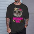 Schlafi Schlafi Sad Hamster Meme Birthday Girl T-Shirt Geschenke für Ihn