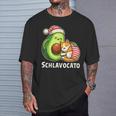 Schlavocato Official Sleep Pyjamas Sleep Avocado Cat T-Shirt Geschenke für Ihn