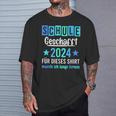 Schule 2024 Geschafft T-Shirt Geschenke für Ihn