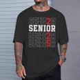 Senior Class Of 2025 Graduation Back To School Senior 25 T-Shirt Gifts for Him