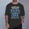 So Ssieht Der Beste Papa Und Opa Der Welt Aus I Grandfather Grandpa T-Shirt Geschenke für Ihn