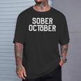 Sober October Maglietta Regalos para él