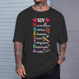 Soy Maestra De Español Spanish Teacher Bilingual Teacher T-Shirt Gifts for Him