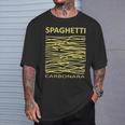 Spaghetti Carbonara For Pasta Lovers And Chefs T-Shirt Geschenke für Ihn