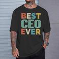 Stile Retrò Regali Per Ceointage Best Ceo Mai Maglietta Regalos para él