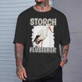 Stork Whisperer Storchflüsterer Sachenogel Stork T-Shirt Geschenke für Ihn